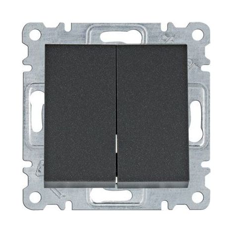 Serie Lumina/Interruptor tipo candelabro negro WL0043