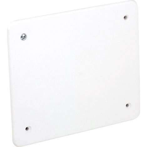 COPERCHIO PER SCATOLA DI DERIVAZIONE DA INCASSO CON VITI mm. 92x92 10.00 pz