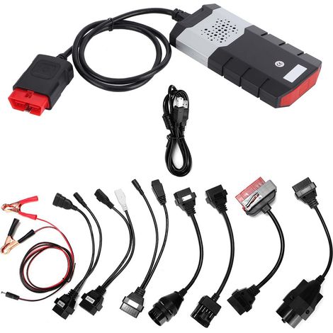 Kit de diagnostic OBD CDP pour camion et voiture, testeur de tension avec 8 câbles automobiles (1/5)