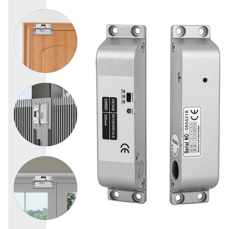 Elektrisches Schloss Drop Bolt Lock mit Zeitverzögerung, Elektrisches Schloss Drop Bolzenschloss Fail Safe DC 12V für Türzugangskontrolle