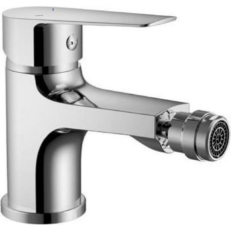 Miscelatore rubinetto per bidet bagno in ottone cromato + piletta CUBE 87118