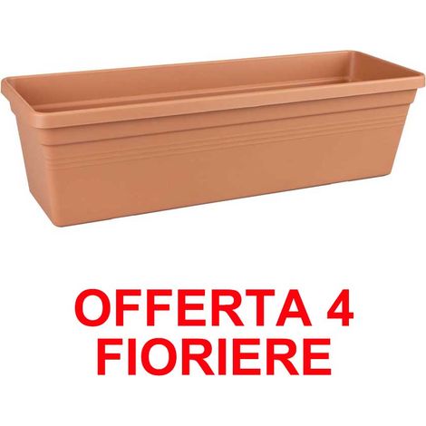 OFFERTA 4 FIORIERA GREEN BASICS TROUGH 60CM MILD TERRA ELHO