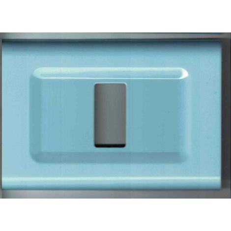 TRADE SHOP - Placchette Placche In Abs Serie Magic Elite Bticino Compatibili Color Copriprese - Azzurro Polvere -1 foro     -