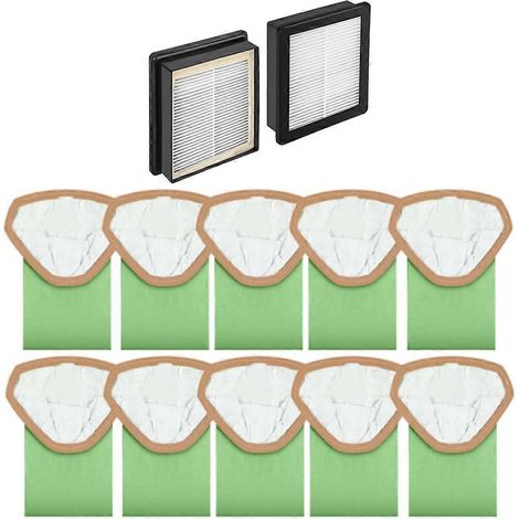 Sacs à poussière avec filtre pour aspirateur dorsal ProTeam Super Coach Pro 6/ProVac FS 6/GoFit 6/GoFit 6 PLUS (lot de 12) (1/5)