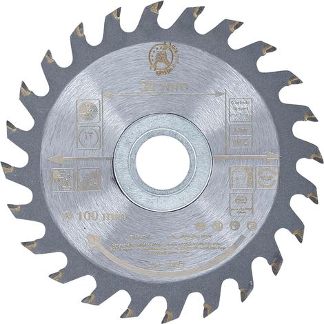 Kreissägeblatt bgs-diy circular saw blade 100x30 mm 24 Zähne