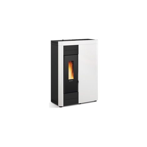 Termostufa pellet ermetica slim 14,5KW Virna IDRO .16 bianco
