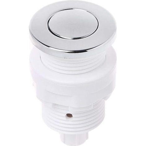 Bouton de Commutation d'air Poussoir 28mm pour Interrupteur d'élimination des déchets de Spa de Baignoire (1/4)