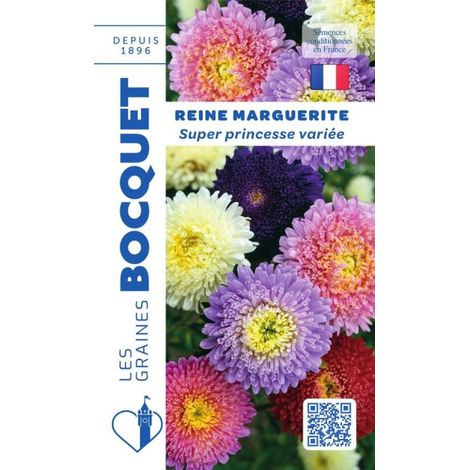 Reine Marguerite Superprincesse variée - 0,8g