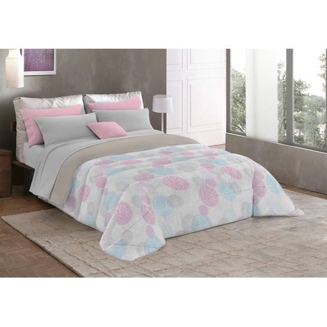 MB HOME ITALY Trapunta Invernale in Microfibra, Molecole, Singolo (1/4)