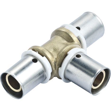 COMAP Tés égaux pour tubes PER à sertir - Diamètre ⌀20x1,9 mm - Raccords PexPress - 7130050U