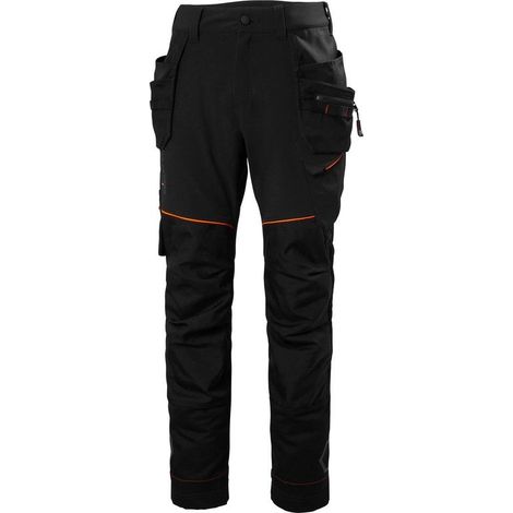 Pantalons de travail Helly Hansen noir léger ventilé