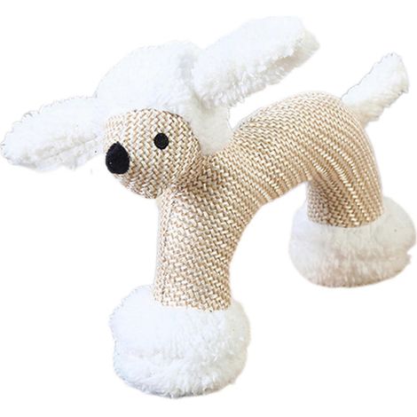 Jouet en peluche interactif et résistant avec couineur pour chat et chien - Idéal pour l'éducation, le renforcement des liens et les jeux de balle en extérieur avec vos amis à quatre pattes (1/5)