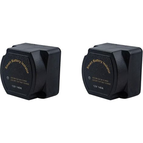 Compatible avec deux relais sensibles à la tension 12 V 140 A, relais de charge automatique double batterie VSR, isolateur de double batterie (1/5)