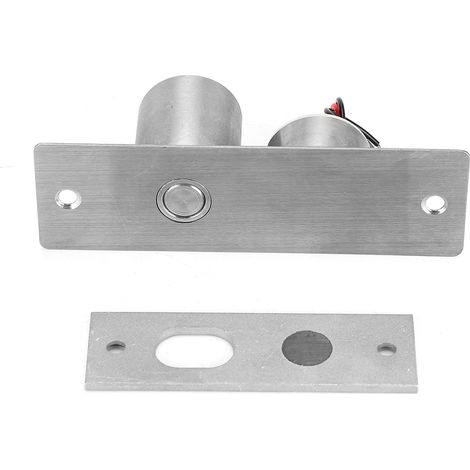 Système de contrôle d'accès de sécurité pour porte vitrée avec mini-verrou électrique intégré à 2 fils DC12V (1/5)