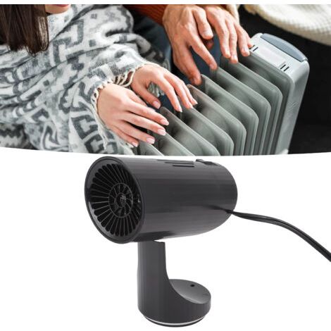 Schwarze tragbare Autoheizung, schnelle Heizung, automatischer Überhitzungsschutz, Auto-Windschutzscheibenenteiser, 150W 12V (1/5)