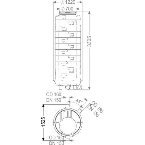 KESSEL 883030 puits standard GT LW1000