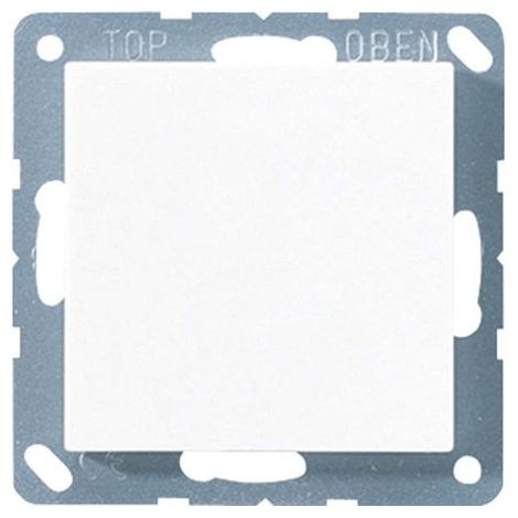 Jung Tapa ciega (enclavada), termoplástico, Serie AS/A, alpinweiß A 594-0 WW
