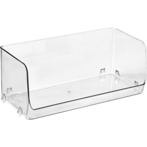 Coffret de rangement cosmétique transparent empilable multifonction en plastique, organiseur de maquillage pour la maison 32x15x12.8 cm (1/5)