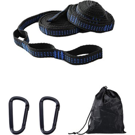 Sangle D Extension Pour Hamac Yoga Aerien - Polyester Et Coton - Triple Couture - Pour Porte Poutre Arbre - 2 Unites (1/5)
