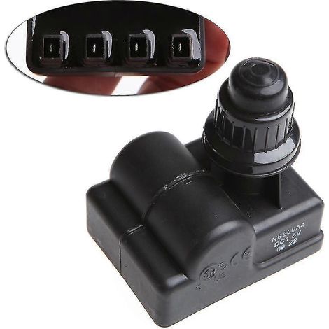 Pièce de rechange pour allumeur à bouton-poussoir à piles AA de barbecue à gaz - 4 trous (1/3)