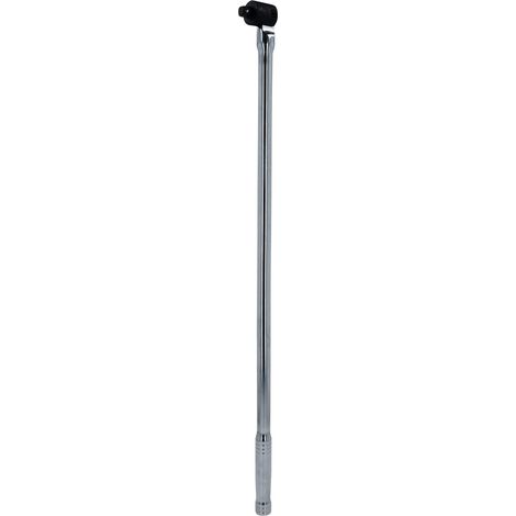KS Tools 918.1293 CHROMEplus Leva con Attacco Snodato, 800 mm, 1/2" (1/4)