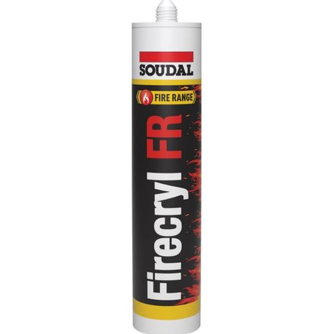 Soudal FIRECRYL FR mastice bianco per sigillatura ignifuga 310 ml