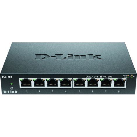 DLink Deutschland Gigabit Switch 8-Port Layer 2 DGS-108/E (1/5)