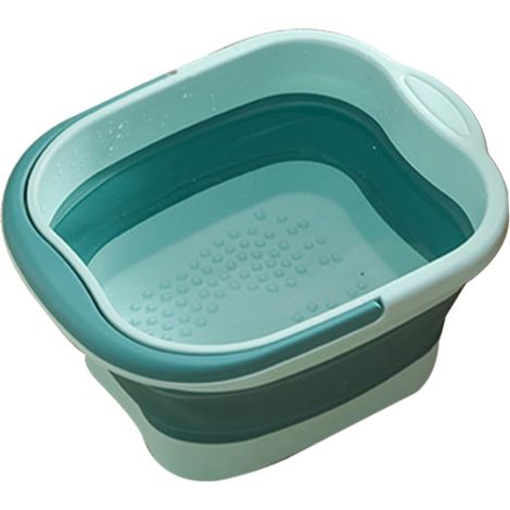 Bañera plegable para pies, bañera plegable para pies para aliviar el estrés, cubo plegable, cubo grande para baño de pies, bañera plegable para pies (1/5)