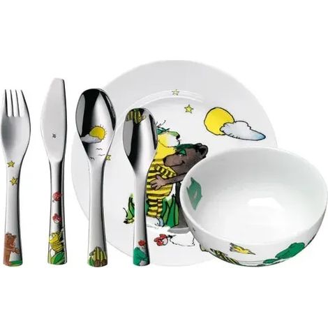 Set Vaisselle Enfant Janosch Wmf Motifs Janosch, Acier Inox, Ergonomique - Wmf