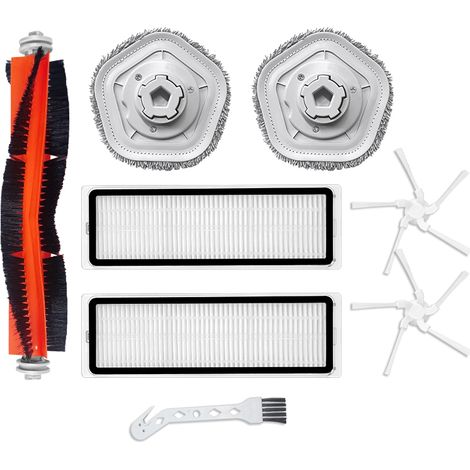 Kit d'accessoires pour aspirateur 8 pièces compatible avec Dreame W10/W10 Pro