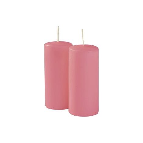 Cereria Di Giorgio Ceri Ø 5 cm H. 12 cm (9 pz) - Rosa Bebé