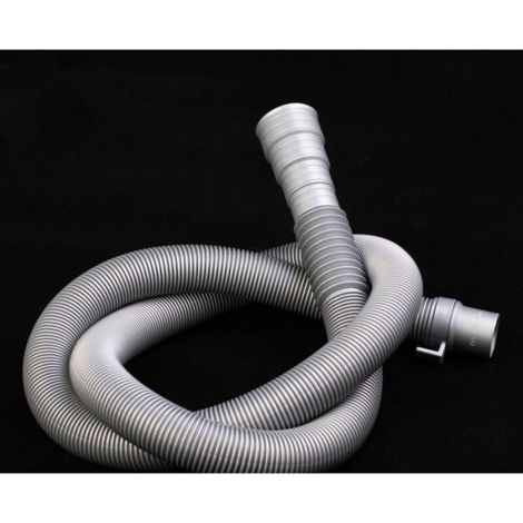 Tube en plastique ondulé - Tube d'extension de drainage de machine à laver - 2m - gris (1/5)