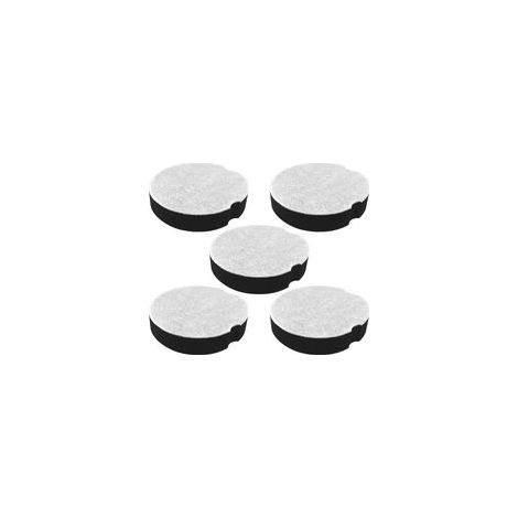 Confezione da 5 filtri di ricambio, compatibili con gli aspirapolvere Bissell serie 1520 1604896, cartucce filtranti in cotone. - Crezuo