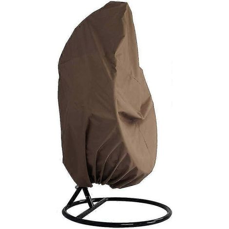Housse pour fauteuil suspendu / fauteuil à bascule / panier suspendu - Housse imperméable pour fauteuil suspendu de jardin en rotin tressé (1/5)