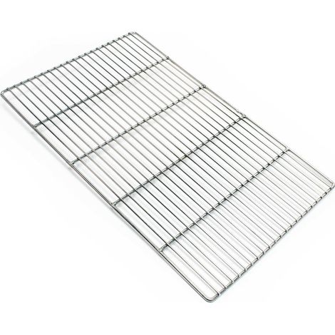 Griglia inox quadrata per barbecue 54 x 34 cm accessorio barbecue griglia 160001858