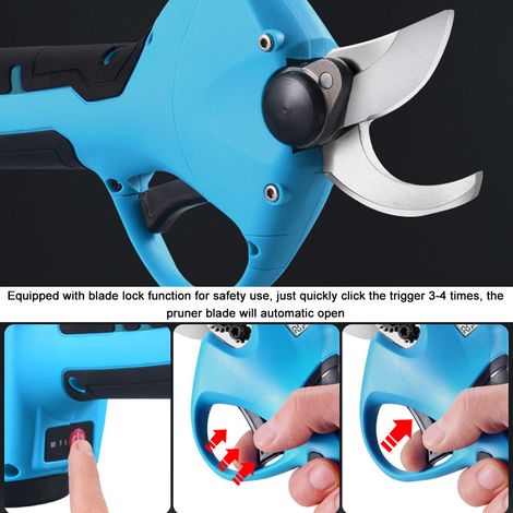 Cisaille électrique sans fil 16.8V, moteur sans balais, 28mm, coupe efficace de Branches de bonsaï d'arbres fruitiers, outil d'aménagement paysager. (1/5)