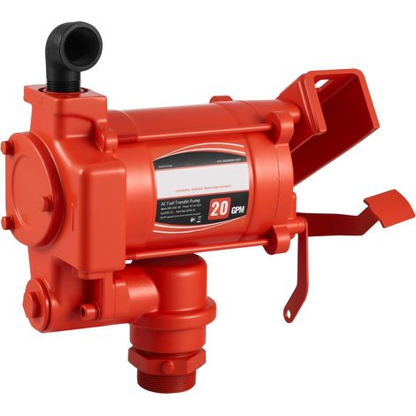 Pompe de transfert de carburant 230 V 20 GPM avec pistolet et tuyau automatique pour essence diesel kérosène biodiesel. (1/5)