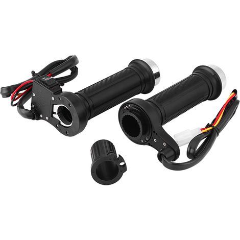 Paar 22 mm (7/8") universelle elektrisch beheizbare Motorrad-Lenkergriffe (1/5)