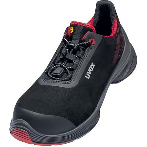 uvex Sicherheitshalbschuhe S3 SRC uvex 1 G2 aus Mikrovelours, uvex xenova Kunststoffkappe, Weite 11, Größe 39