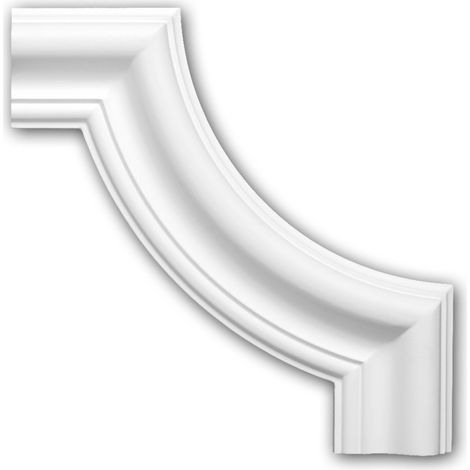 Corner element 152302 Profhome Decorative Element Neo-Classicism style white