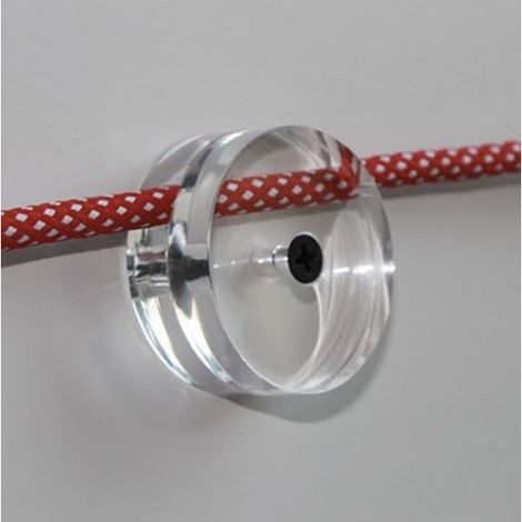 Passe Câble, Isolateur en PVC pour 1 Câble électrique textile : Sécurité et style moderne