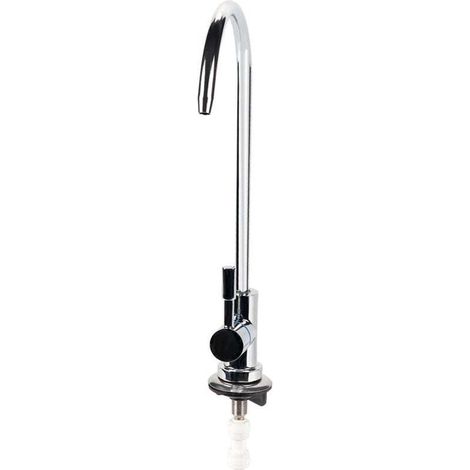 Trinkwasserfilterhahn für Umkehrosmoseanlagen – kompatibel mit allen RO-Wasserreinigern, einfache Spülbeckenmontage, verchromte Oberfläche