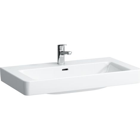 LAUFEN PRO S lavabo, sans trou pour robinetterie, avec