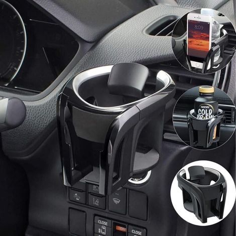 Porte-gobelet de voiture pour ventilation I Porte-gobelet Support de téléphone portable Convient avec 7,8 cm de diamètre Porte-bouteille Porte-canette Support de boisson Support pour tous les (1/4)