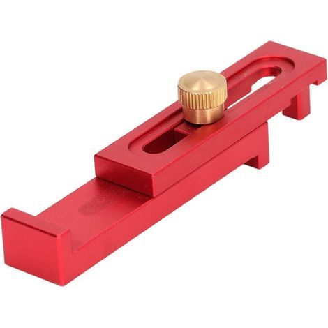 FITLAB-Règle de Mesure de Profondeur, Règle en Dents de Scie Mesureur de Profondeur 5-40 Mm et Mini Jauge D'écarts pour le Travail du Bois, Règle de Ligne de Profondeur en Alliage D'aluminium et(T2) (1/5)