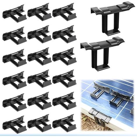 25 Stück Wasserablaufclips für Solarmodule – 35 mm, robustes ABS-Material – Komponenten zur Wasserableitung und Schlammentfernung von PV-Modulen (1/5)