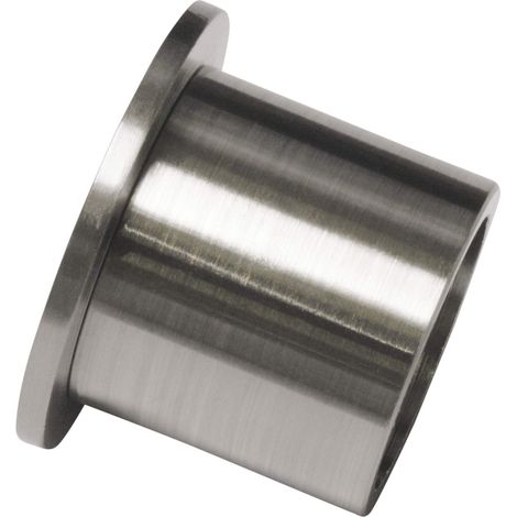 GARDINIA Supporto da parete per bastoni per tende con Ø 16 mm, Effetto acciaio inox, 2 Pezzi (1/2)