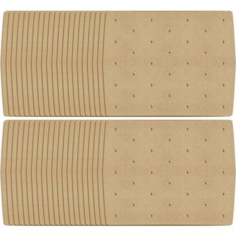 200 feuilles de papier sulfurisé perforé pour friteuses à air chaud (1/2)