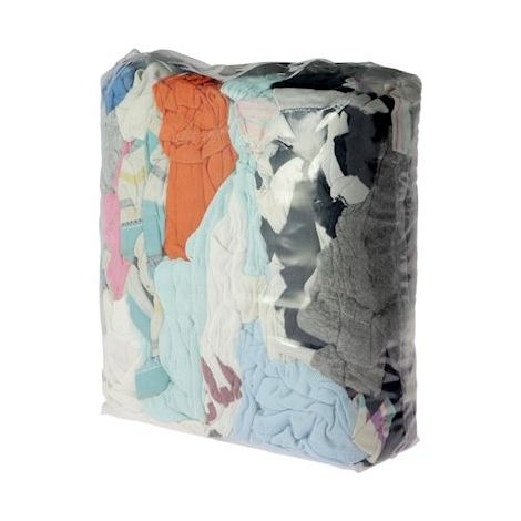 chiffon - mutli usage - tissu en coton recyclé - 1 kg - bizline 751033