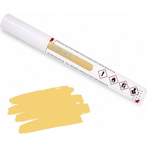 Rotulador para retoque de muebles, bolígrafo reparador de secado rápido, pino (040) (1/4)